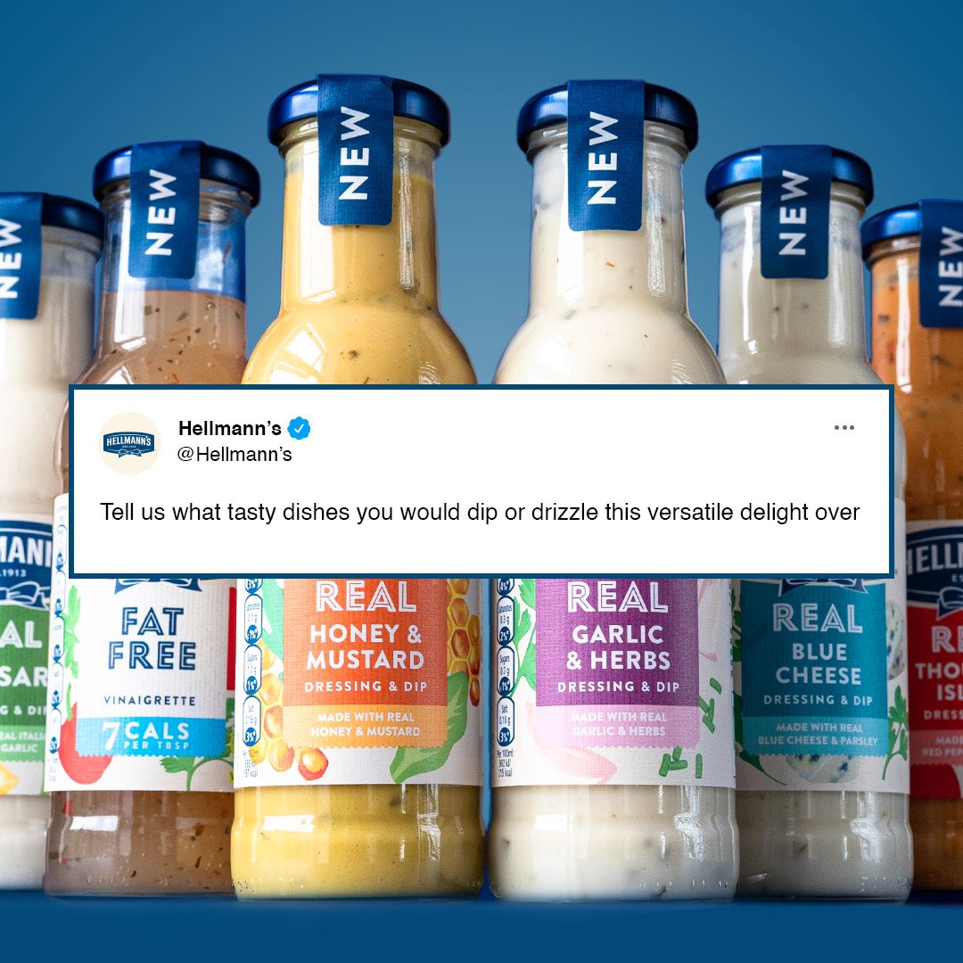 HellmannsUK's tweet photo. We are loving your responses!! Don’t wait too long… Today is the last day to enter our GIVEAWAY! You can be among the first to try our NEW dressing &amp; dip range! 
Cc: @BeccaNdaisy @dancer2712 @chloe_slipknot

#hellmannsuk #new #saladdressing https://t.co/z4Cp8fuYUY
