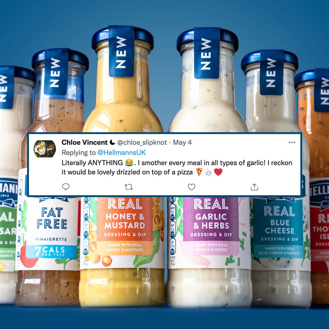 HellmannsUK's tweet photo. We are loving your responses!! Don’t wait too long… Today is the last day to enter our GIVEAWAY! You can be among the first to try our NEW dressing &amp; dip range! 
Cc: @BeccaNdaisy @dancer2712 @chloe_slipknot

#hellmannsuk #new #saladdressing https://t.co/z4Cp8fuYUY