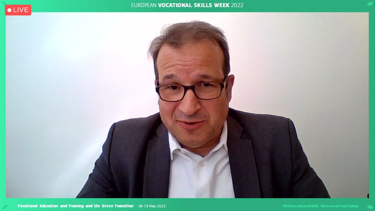 Cedefop's tweet photo. ❓ How will 🇪🇺 Europe's VET systems be affected by the #UkraineWar and how will they manage to provide access for #refugees to #VET ❓
Panel discussion chaired by Cedefop Exec Dir @JuergenSiebel at #EUVocationalSkills 2️⃣0️⃣2️⃣2️⃣.
👀 Watch live: 🔗 https://t.co/12m7Pz55u0
#EVSW2022 https://t.co/0vDkjRkNNr