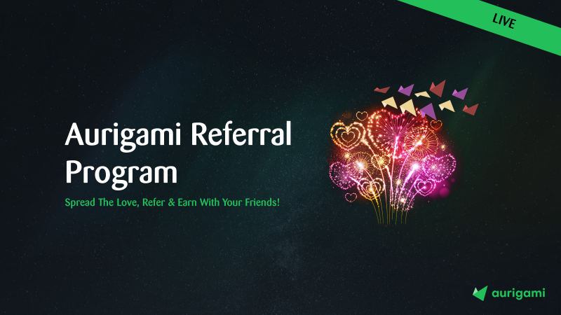 aurigami_PLY's tweet photo. Aurigami Referral Program is now LIVE 🎉

Spread the love of Aurigami, enjoy the rewards with your friends. The more, the merrier.

Read on to find out how 👇🏻 https://t.co/C4v9UR6KUP