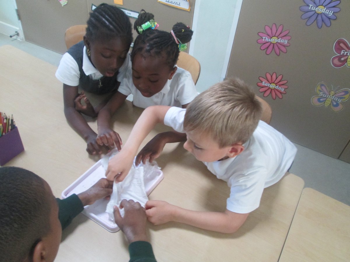 Discovery_Y1's tweet photo. Year 1 have been investigating which materials melt ice the quickest! #inquisitive #scientists https://t.co/AM2X38GIHf