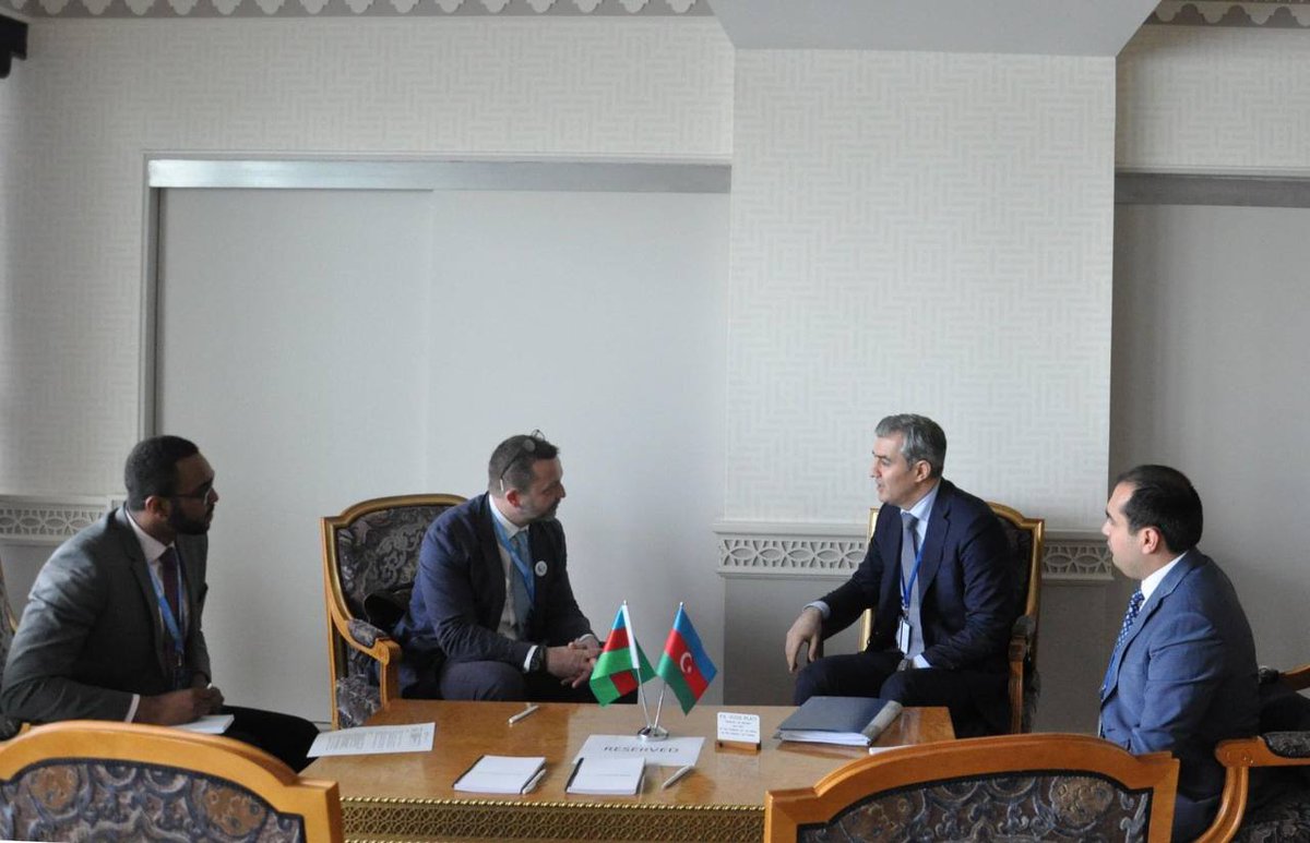 migrationAZE's tweet photo. Vusal Huseynov, Chief of the State Migration Service held bilateral meetings within the framework of the International Forum on Migration Review
 #StateMigrationService #InternationalMigrationReviewForum https://t.co/BLoynjmTV0