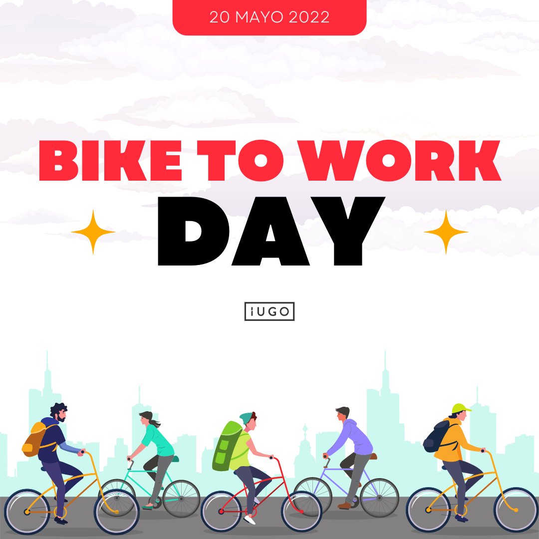 "Bike to Work Day" es un evento anual que promueve la bicicleta como una opción para ir al trabajo. 
Este viernes, nosotros nos sumamos y apoyamos esta iniciativa!

Sumate... 🚴🚵🚴‍♀️
#ByIUGO
