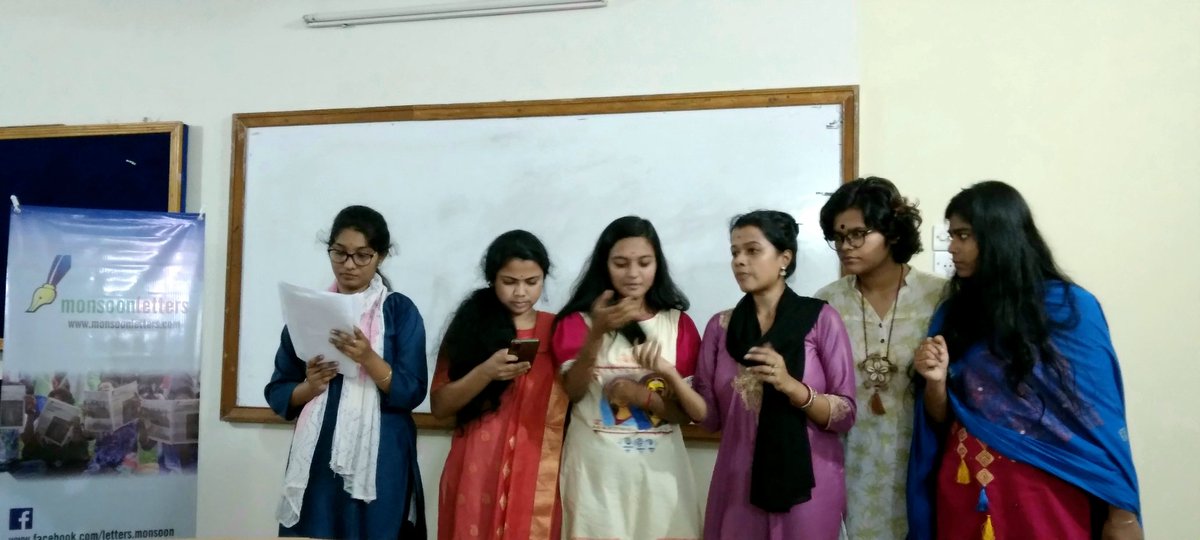 monsoonletters1's tweet photo. Monsoonletters has held a performance poetry workshop in Sylhet with young poets to prepare for the upcoming 'pop-up' poetry performance at WOW Bangladesh Sylhet Chapter to be held on 19 May, 2022.
@WOWisGlobal https://t.co/2UDi2sheSu