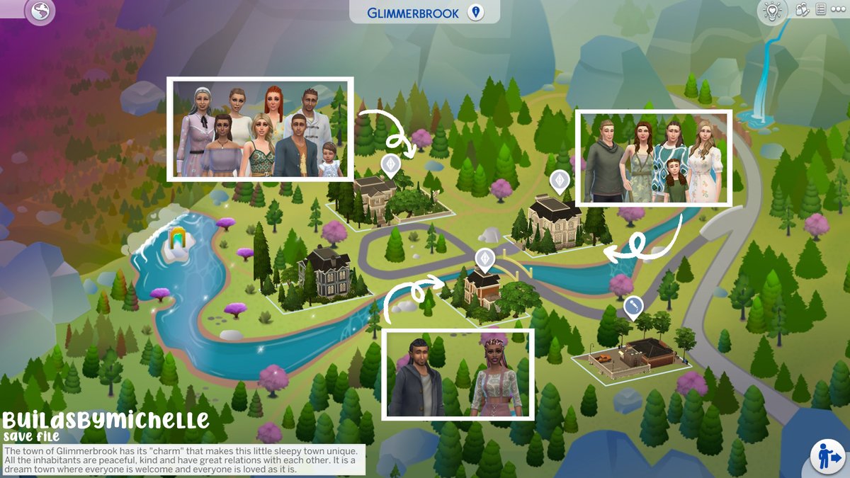 by_builds's tweet photo. Glimmerbrook
PRVNÍ SVĚT V MOJÍ SAVE FILE
1/4
Zde je první náhled. Všechny stavby a domácnosti naleznete v mojí galerii #BuildByMichelle
#sccregram @SimsCreatorsCom @SimmedUpMag #SimsMag @TheSimmersSquad @TheSims #TheRealmOfMagic #TheSims4 #SIMMag https://t.co/bSfKjBGFbC
