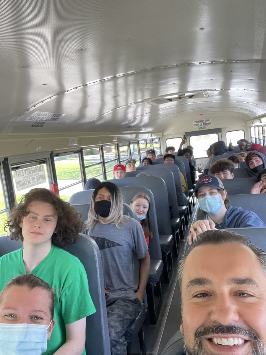 31 future Aviation professionals on their way to <a href="/MohawkCollege/">Mohawk College News</a> and <a href="/flyyhm/">Hamilton International Airport (YHM)</a> for the day. <a href="/CNicHWDSB/">Christine Nicolaides</a> <a href="/HWDSB_SHSM/">HWDSB SHSM</a> <a href="/JOConnorHWDSB/">Joseph O'Connor</a> <a href="/MsZsiros/">JZsiros</a> <a href="/11Kindree/">KKindree</a> <a href="/Churchill_HWDSB/">Sir Winston Churchill SS</a> <a href="/SWC_SchoolCo/">SWC School Council</a>