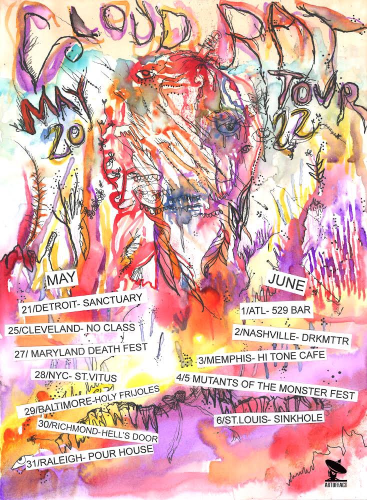 Detroit this Saturday, then US dates resume Wednesday 5/25 in Cleveland, tix and events here —&gt; linktr.ee/cloudratshows
Hope to see many old and new friends out and about &lt;3