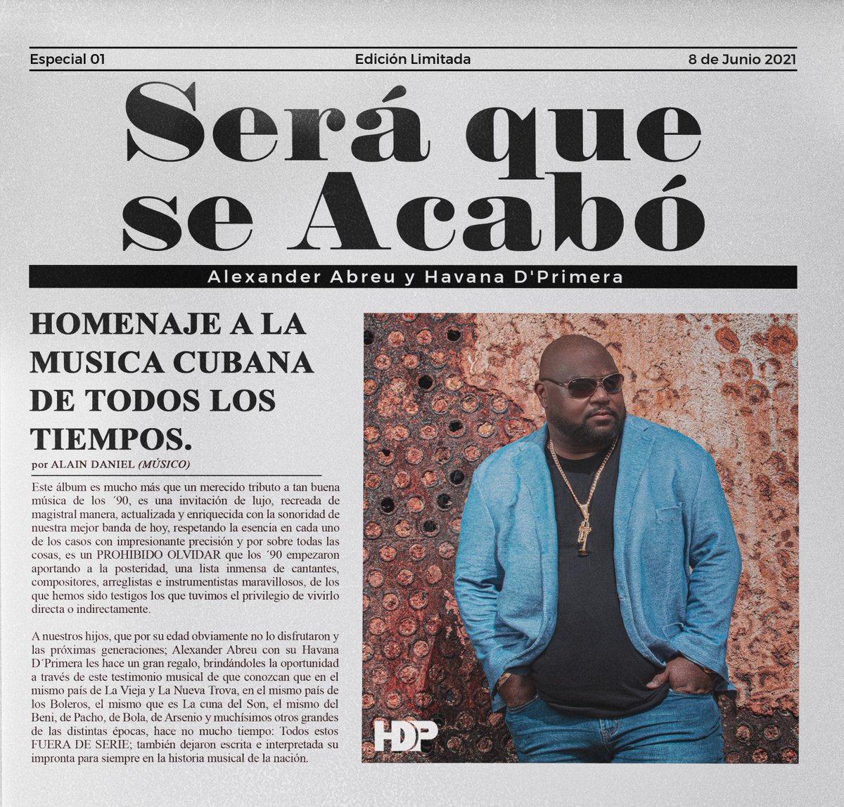 pafataofficial's tweet photo. Bien merecido el Gran Premio #Cubadisco 2022 para el álbum #SeráQueSeAcabó de @HavanaPrimera, el cual obtuvo también reconocimientos en las categorías de Música Bailable y Diseño de Sonido 👏👏👏
Una coproducción de @prod_abdala &amp; @pafataofficial 
Felicidades @HavanaPrimera!!! https://t.co/EgTihkRYoR