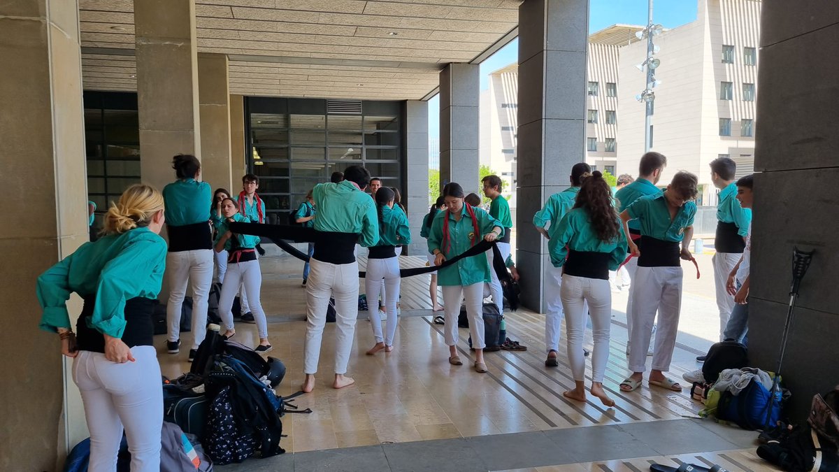 RCIS_Conference's tweet image. A special #coffebreak for today&apos;s afternoon at #RCIS2022! A showcase of the traditional catalan castellers, at the North Campus of @la_UPC