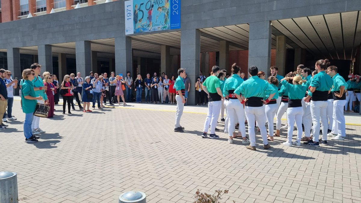 RCIS_Conference's tweet image. A special #coffebreak for today&apos;s afternoon at #RCIS2022! A showcase of the traditional catalan castellers, at the North Campus of @la_UPC