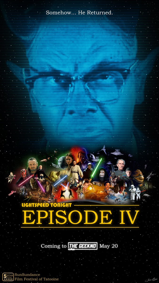 Just a reminder that there’s no live stream tomorrow BUT there is a new episode of Lightspeed Tonight on Friday 🕺🏻 Thank you to Jones Capone for making this poster 🔥