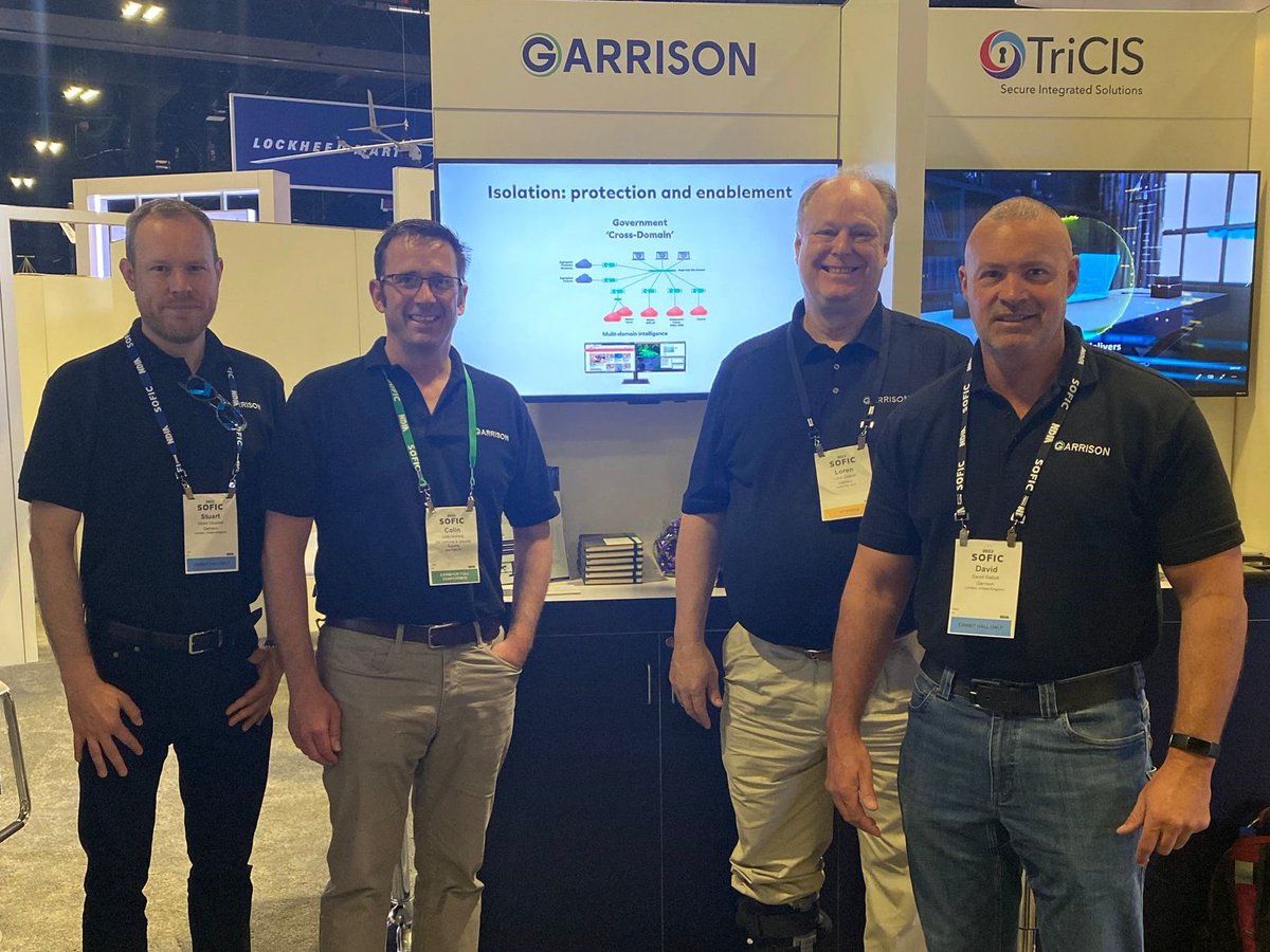 garrison_tech's tweet photo. Garrison’s Cross-Domain solutions allow analysts to fuse data from multiple intelligence sources in real time, while removing risk and inefficiency. 

Learn more from our team at #SOFIC - Booth 1023.

#webisolation #crossdomain #raisethebar https://t.co/SwfnVngH2C