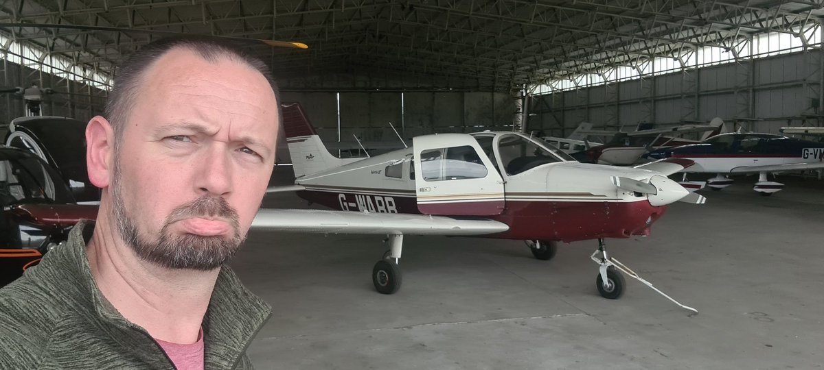 ppl_egbo's tweet photo. Today hasn't quite gone according to plan 😒
The first plane is poorly (boo!)...but this one is free instead (yay!) 😁
I will go flying today and get my fix....just not to France.
@WHGA
#happypilot https://t.co/P9s8ZrzAdN