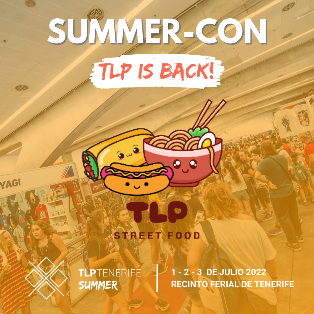 ¡Disfruta de la comida asiática en #TLP2022! 🍜

Por primera vez tendremos TLP Street Food, una zona donde podrás encontrar sushi, ramen, baos, perritos, hamburguesas...¡y comida vegana!

A ver, ¿qué os gustaría probar? 🍙

¡Nos vemos del 1 al 3 de julio! #TLPisBack