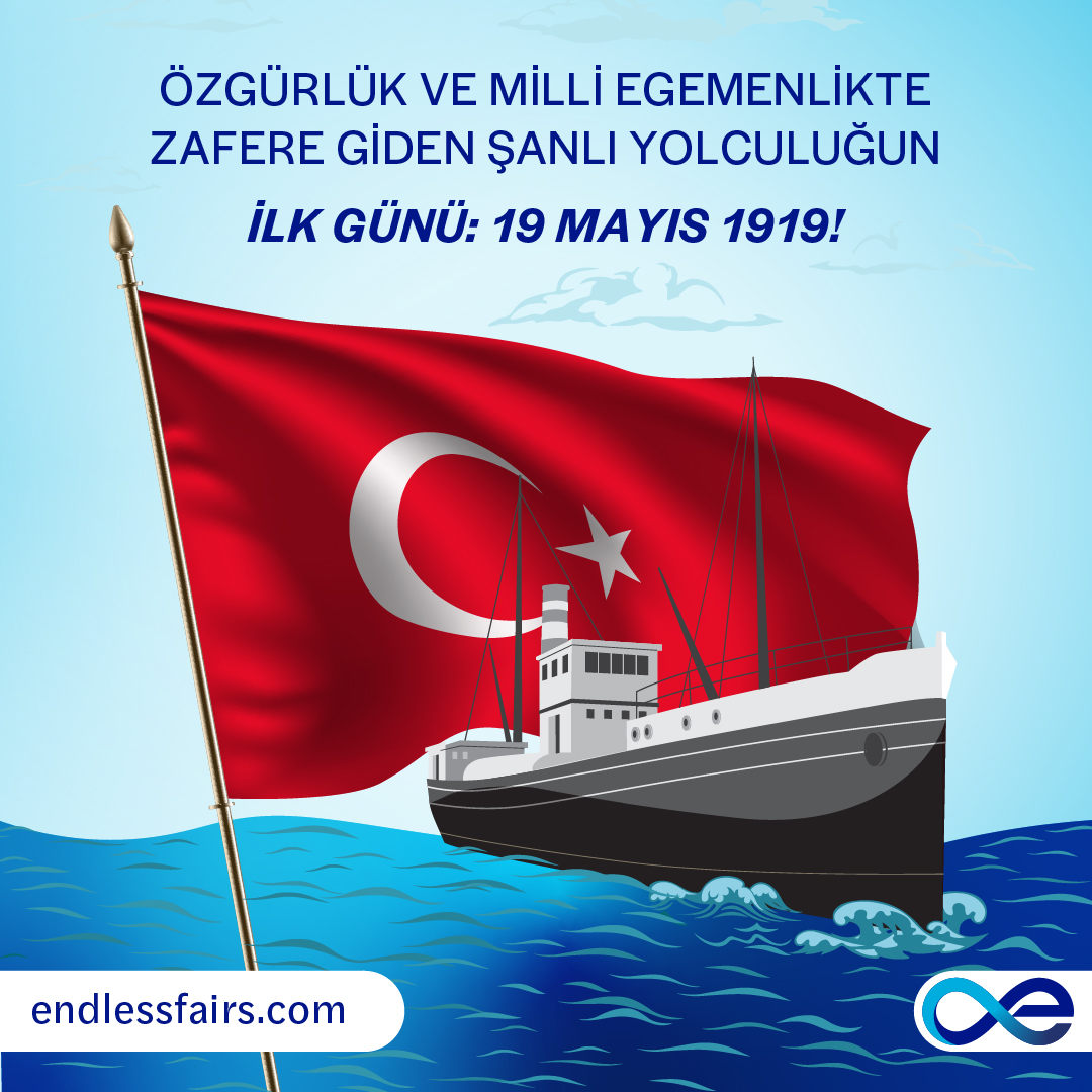 endlessfairs_tr's tweet photo. 103. yıl dönümünde; 19 Mayıs Atatürk’ü Anma Gençlik ve Spor Bayramımız kutlu olsun! 🇹🇷

#19mayıs #19mayısatatürküanmagençlikvesporbayramı https://t.co/ZdXcukE6u5