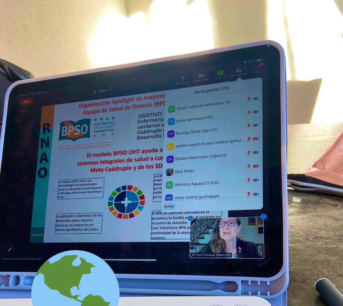 Paulahza's tweet photo. Primer curso de champions!!! #bpso @BPSO_HPM @DorisGrinspun @RNAO https://t.co/qetKBlwSbi