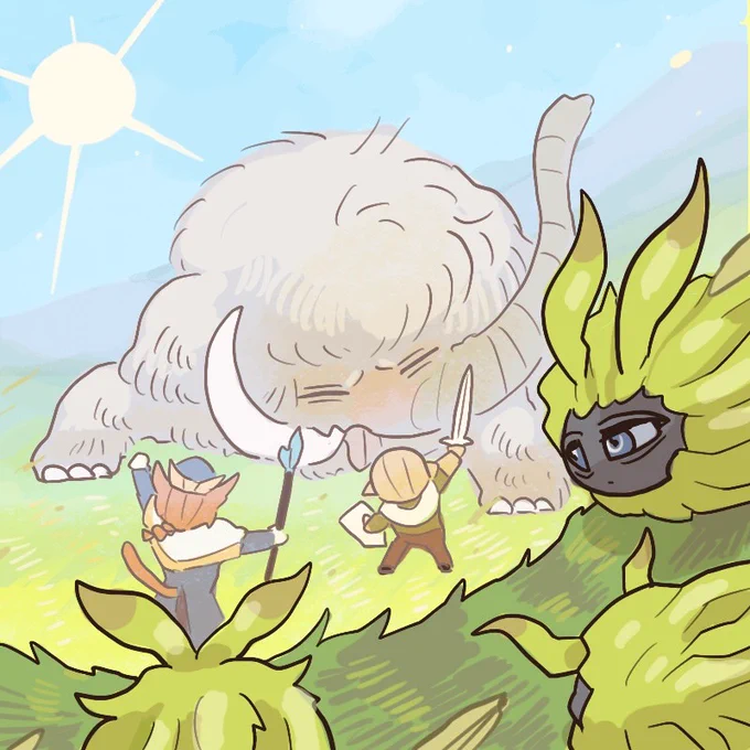 #FF14 #FF14漫画
今日は復興を少しやって朝のアジムステップを走ってきましたの光ラハ光。 