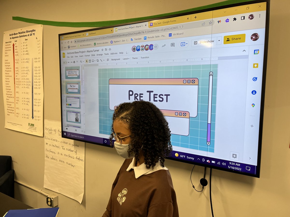 HSHS_AP_Parvaiz's tweet photo. Acids & bases research presentation from a detective's perspective. Alayna taught us about chemistry intersecting with crime. Intriguing!π΅οΈπShe also had wonderful Pre & Post Tests to measure audience's content mastery.π @CodeRVA1 #Chemistry https://t.co/pepekGHDHo