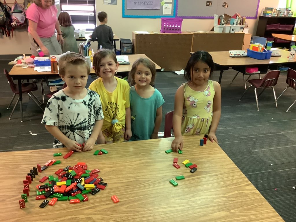 RocketsRR's tweet photo. It is always great to see our #preschool kiddos step into a #Kindergarten classroom to check it out and play. Several of these students will have @RocketsRR as their home school. We are excited for these future rockets to join us! 💙🚀❤️ #opsmomentsthatmatter https://t.co/NUJGgQ96Pv