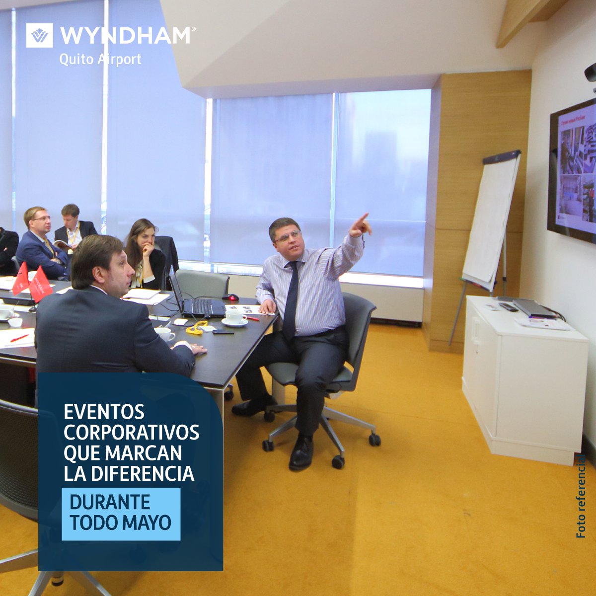 ¡Eventos corporativos👩‍🏫 al estilo Wyndham! Pregunta por nuestros paquetes: 0989173698📲

#wyndhamquito
#quito
#eventoscorporativos