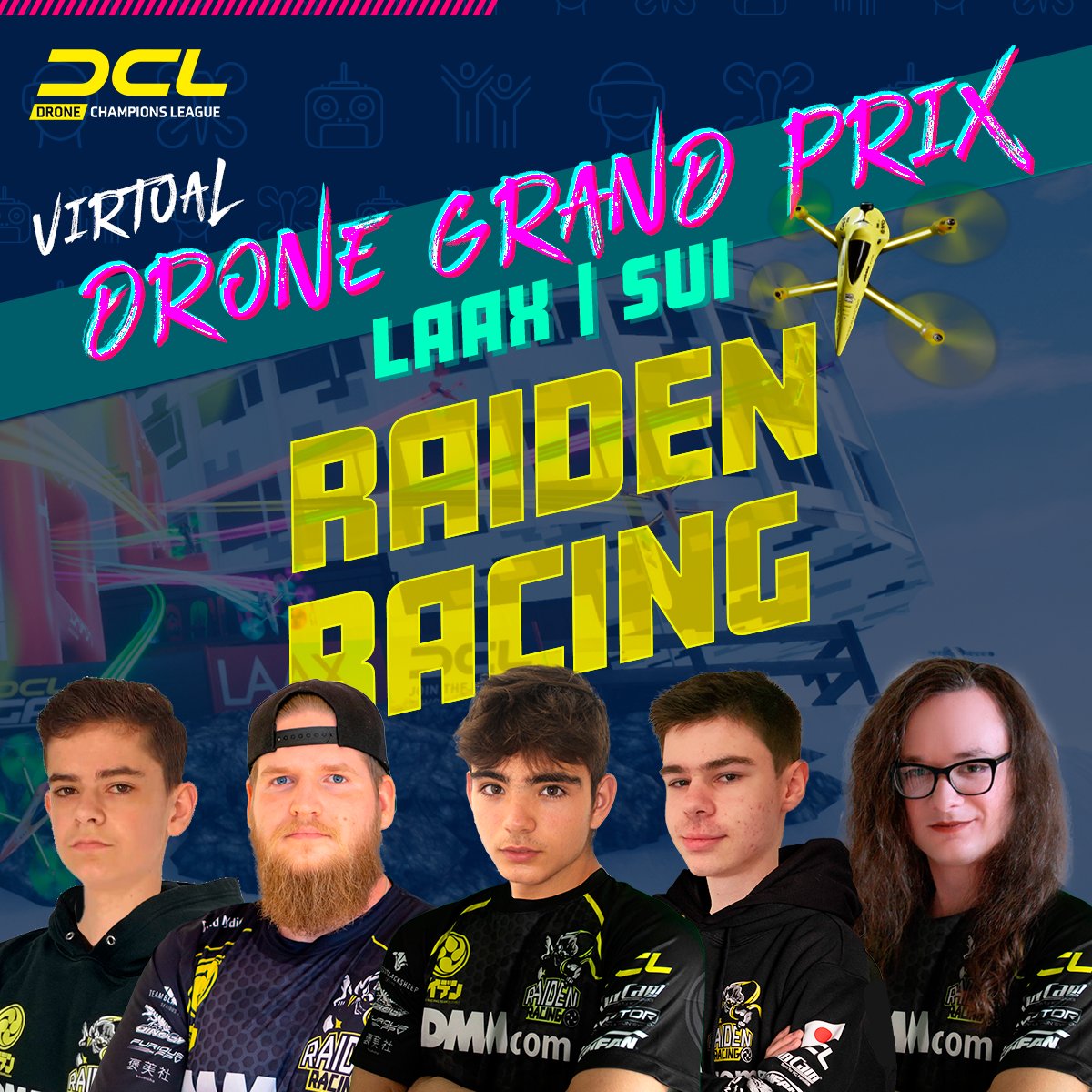 DroneChampionsL's tweet photo. Are you ready for the 2nd race of the DCL22 season?
Check out the first part of the pilot rosters for LAAX ๐คฉ
Which team do you want to see on the podium this time?
โฐ: Saturday 21st of May from 10:00 UTC
๐ฅธ: https://t.co/YXxN36I3U1
#DCL22 #pilotroster #droneracing #laax https://t.co/TEYEACKgcC