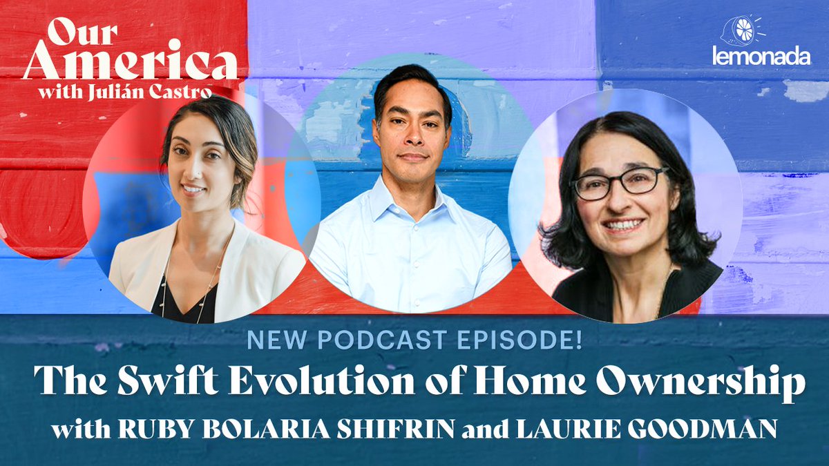 LemonadaMedia's tweet image. .@JulianCastro meets with @Ruby_Bee the head of @ChanZuckerberg's  housing affordability project, about the realities of home ownership today. Then they’re joined by @MortgageLaurie of the @urbaninstitute to look at the numbers guiding housing experts.

link.chtbl.com/OurAmerica?sid…