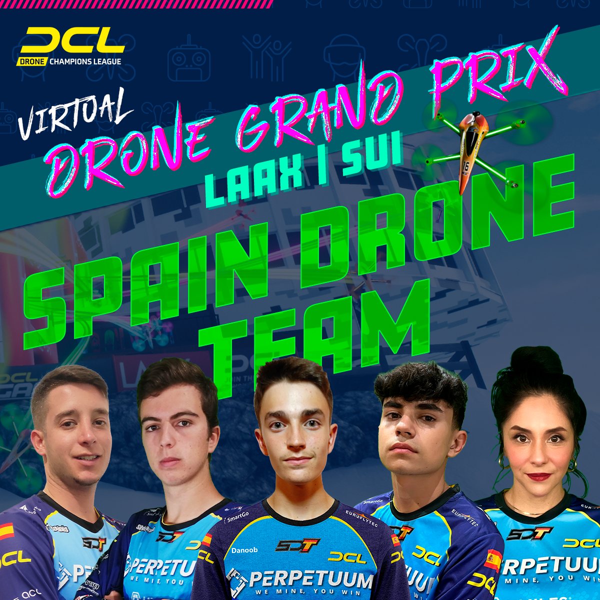 DroneChampionsL's tweet photo. Are you ready for the 2nd race of the DCL22 season?
Check out part two of the pilot rosters for LAAX ๐คฉ
Which team do you want to see on the podium this time?
โฐ: Saturday 21st of May from 10:00 UTC
๐ฅธ: https://t.co/YXxN36I3U1
#DCL22 #pilotroster #droneracing #laax https://t.co/LnOSVNIiBT