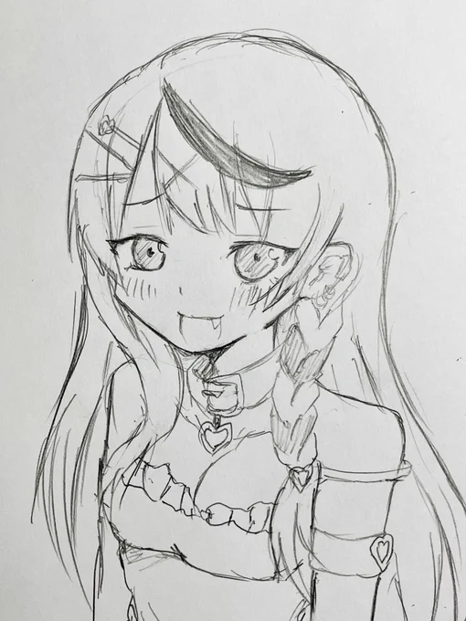 前髪塗り忘れとった_(:3 」∠)_ 