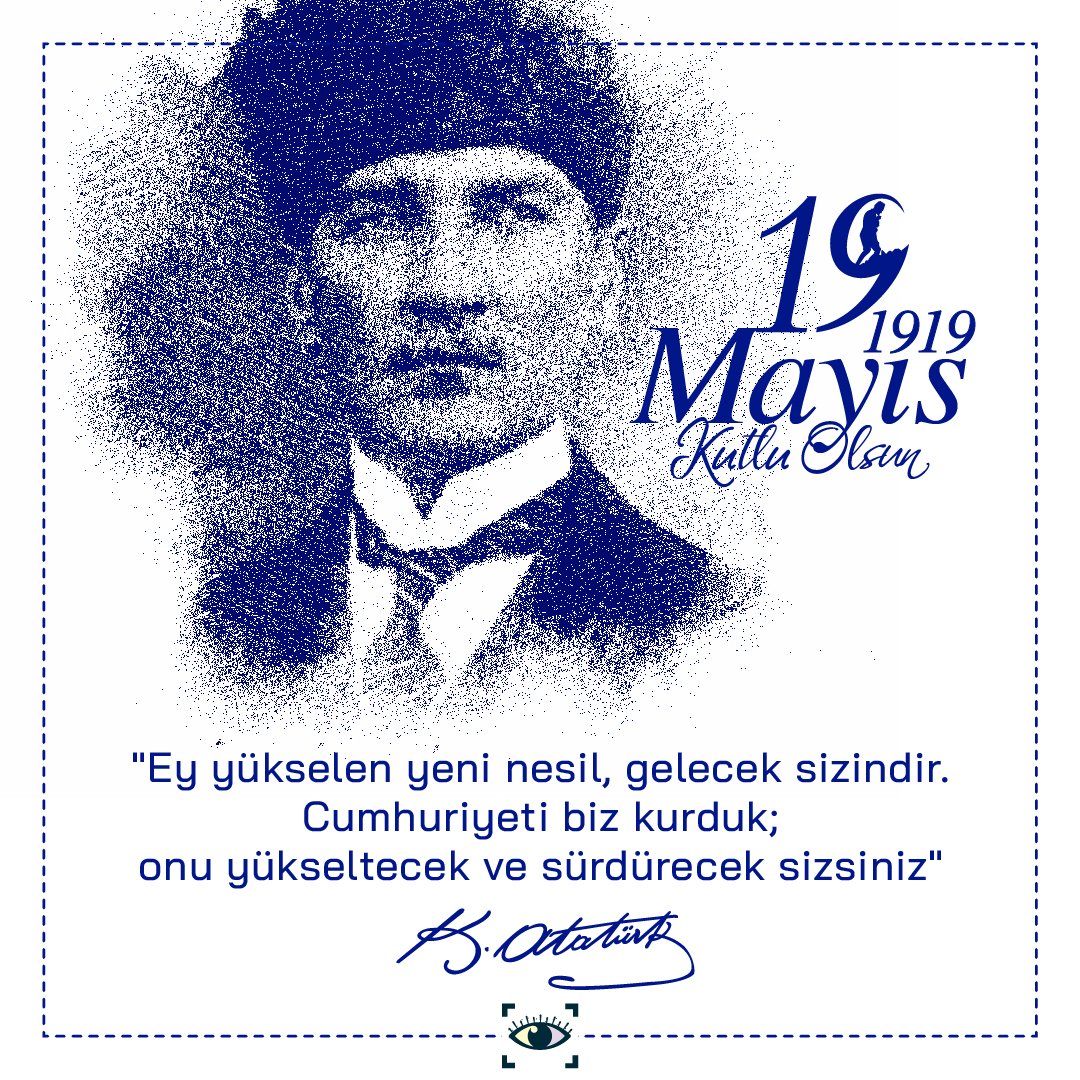 endigitals's tweet photo. 19 Mayıs 1919 günü özgürlük ve bağımsızlık için çıktığı yoldan zaferle dönen Mustafa Kemal Atatürk, bu şanlı mücadeleyi biz gençlere armağan etti. 

19 Mayıs Atatürk’ü Anma Gençlik ve Spor Bayramımız Kutlu Olsun! 🇹🇷

#19mayıs #19mayısatatürküanmagençlikvesporbayramı https://t.co/S3cy97BgGR