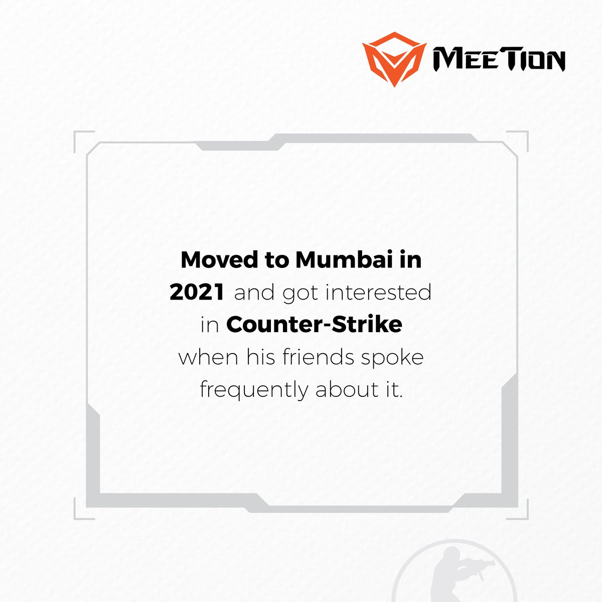 MeeTionIndia's tweet photo. The Game you Know, The Gamer you Don't!

#game #gamers #gamerlife #indiangamers #gamerscommunity #india #success #richgamers #sucessgamer #bestgamers #counterstrike #counterstrike #bestplay #counterstrikeplayers  #counterstrikeindia  #counterstrikeglobaloffensive https://t.co/qTfh3ROBa2