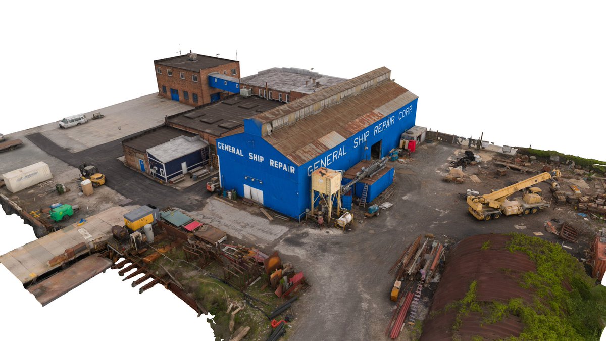 RealityCapture_'s tweet photo. 3D model of General Ship Repair site by Katie Wolfe 🛥️

Created in RealityCapture from 1014 images taken with a drone.

View it on Sketchfab: https://t.co/YAERLTAIoi

#realitycapture #photogrammetry #3dscanning https://t.co/OzpxHjVGfD