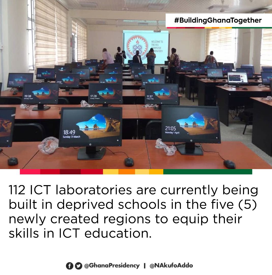 Ch_andoh's tweet photo. Government is closing in the gap between the Ghanaian child and ICT.
#YourTaxesAtWork #BuildingGhanaTogether
#ELevyForDevelopment https://t.co/whzqWIJ6Pu