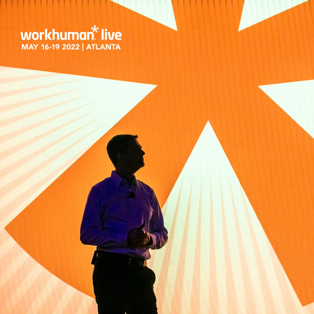 During my keynote at <a href="/Workhuman/">Workhuman</a>Live, I announced that @Workhuman will be expanding our existing integrations with <a href="/MicrosoftTeams/">Microsoft Teams</a>, <a href="/Outlook/">Microsoft Outlook</a> &amp; <a href="/SlackHQ/">Slack</a>. 

Day 3 of #WHLive2022 is happening now! If you missed my keynote yesterday, this blog covers it all: spr.ly/6019zMse5