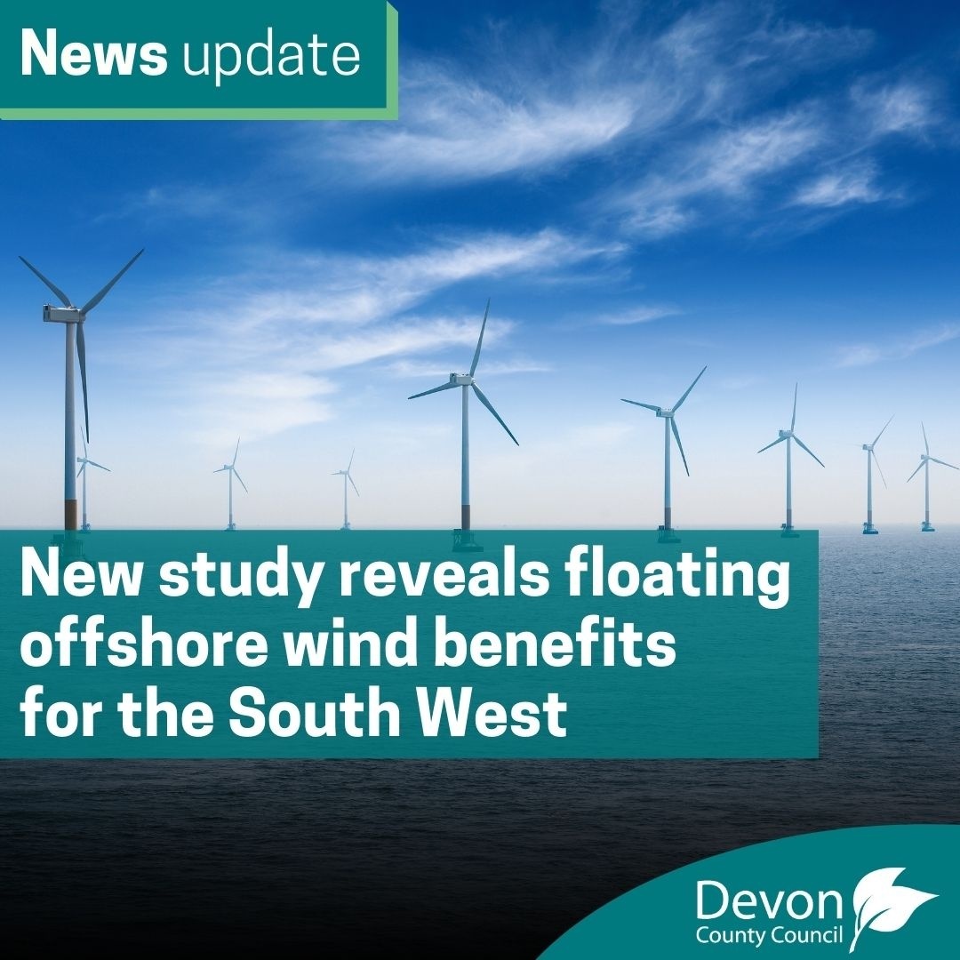 A new report reveals how the opportunities from developing Floating Offshore Wind (FLOW) in the Celtic Sea can be maximised.

Find out more on the news page of our website 👉 soc.devon.cc/pQba3
