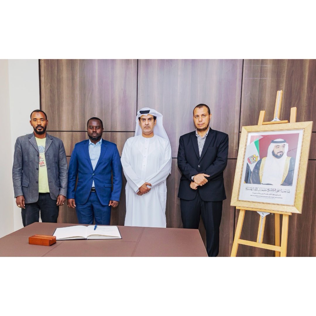 HE Ambassador Hazza Alqahtani also received members from humanitarian organizations &amp; UAE investment companies operating in Rwanda, who came to show their solidarity &amp; express their condolences for the passing of H.H Sheikh Khalifa Bin Zayed Al Nahyan. <a href="/MoFAICUAE/">death note</a>