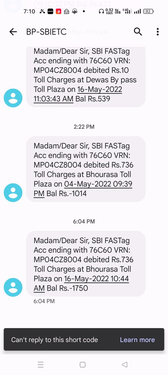 vipuldubeyIIV's tweet photo. @OfficeOfNG @nitin_gadkari Sir passenger car had been charged 265 instead of 55/ 736 rs instead of 60 Rs on the national highway. Maybe the charge of the truck must be applied. I have a negative wallet now. Please look into it. This is like what ever they want they can. https://t.co/aozLiDOs7R