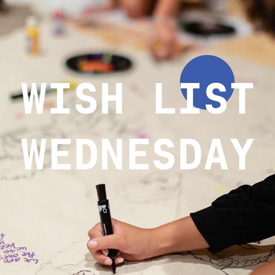 #DoGoodDays continue with WISH LIST WEDNESDAY!!  As we prepare for summer camp, we have all kinds of awesome items on our wish list!  Can you say microphones, guitars, washi tape and more!?! ⚡LINK IN BIO!!⚡