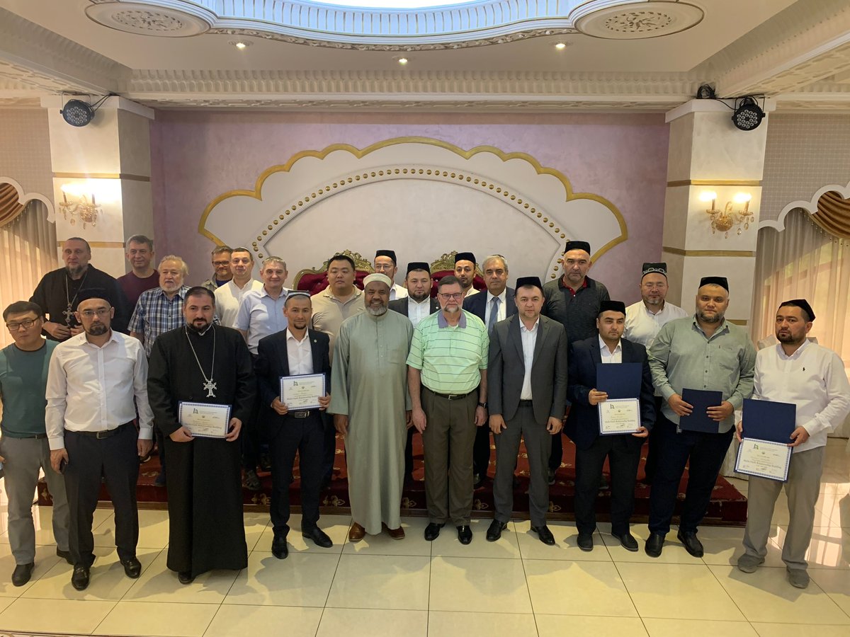MultiFaithNN's tweet photo. Day 3 of #DialogueofDeclarations in Uzbekistan: Our concluding breakfast when clergy present their plans to make peace. #MultiFaith #ResilientCommunities https://t.co/wNlxZ7MboY