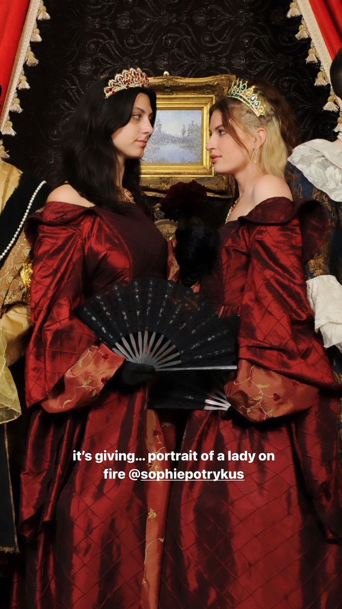 “it's giving... portrait of a lady on
fire <a href="/sophiepotrykus/">show pony</a>” | findingxfletcher’s story on IG