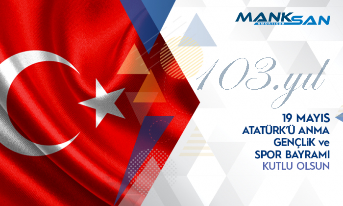 Manksanas's tweet photo. 19 MAYIS ATATÜRK'Ü ANMA,GENÇLİK ve SPOR BAYRAMINIZ KUTLU OLSUN - 
103. Yıl - MANKSAN AMORTISOR
 
@manksan_amortisor'in bu Instagram fotoğrafını gör https://t.co/rCXP6Rkvvc https://t.co/LwfDb1D1jE