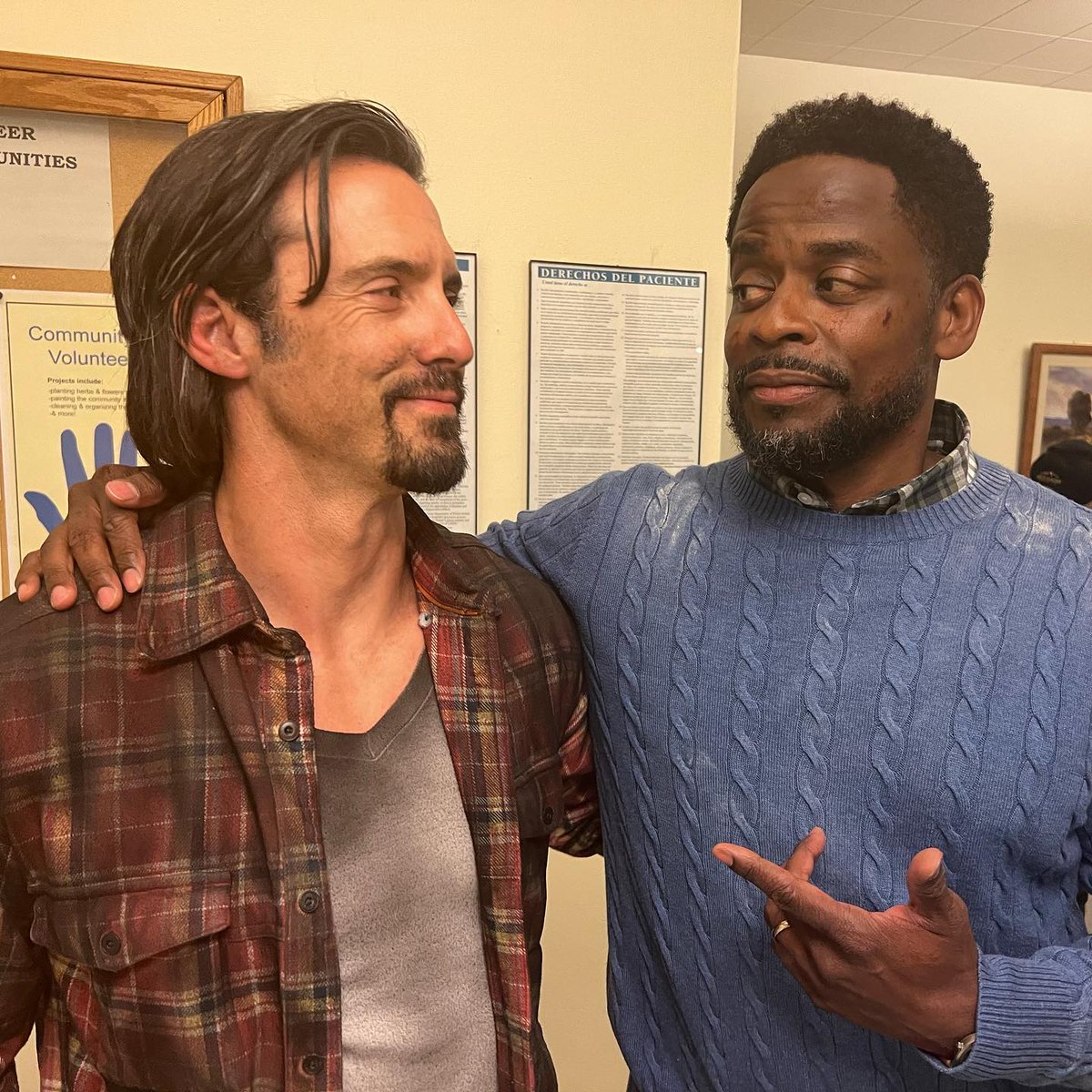 INSTAGRAM: Taking lemons and making lemonade…
#ThisIsUs #thisisusfinalchapter - <a href="/MiloVentimiglia/">Milo Ventimiglia</a> on <a href="/DuleHill/">Not the actor known as Dulé Hill</a> IG instagram.com/p/CdsToi7OB83/