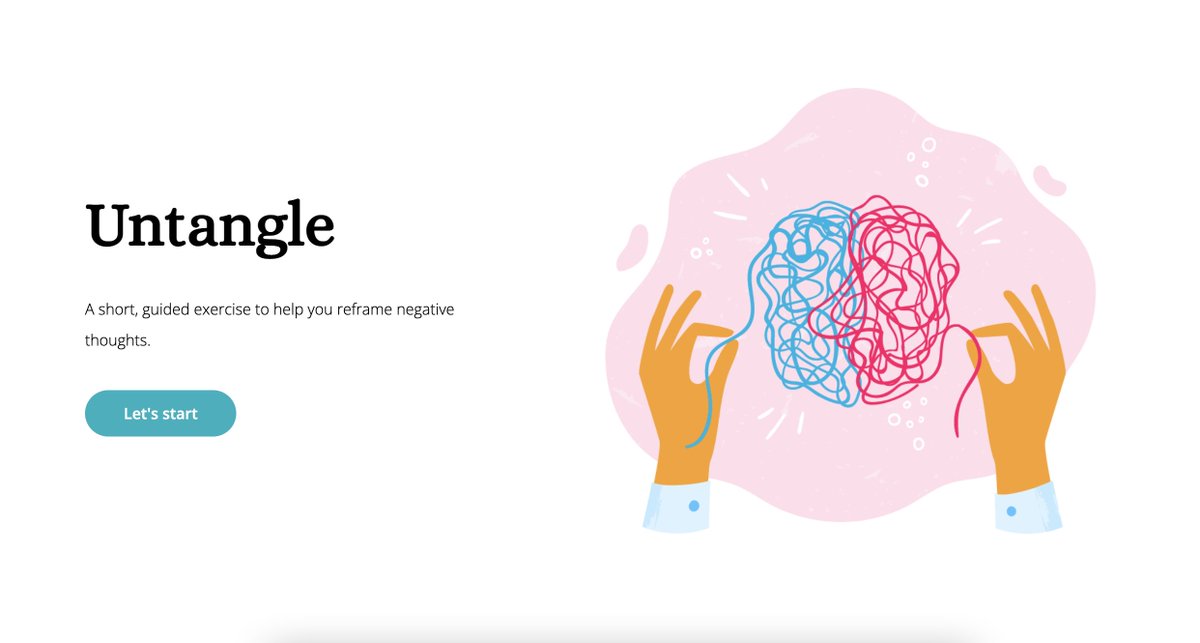 hey_auds's tweet photo. If you found this helpful, you can run through this exercise whenever you want using https://t.co/Os04ToqEDA

Mental health tools should be accessible to everyone. I started building this during #100DaysOfNoCode. If you have any feedback on how to make it better, let me know! https://t.co/6r4ijsyytk