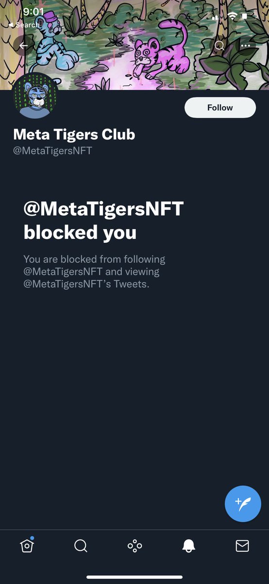 kimm_lindd's tweet photo. BE WARNED! @MetaTigersNFT is a scam! I made the artwork for this project months ago, and am now blocked from the project and my art has been stolen from me. the man running this project has no plans of giving back to community and has already taken advantage of me ! https://t.co/EHEMwHwXZZ