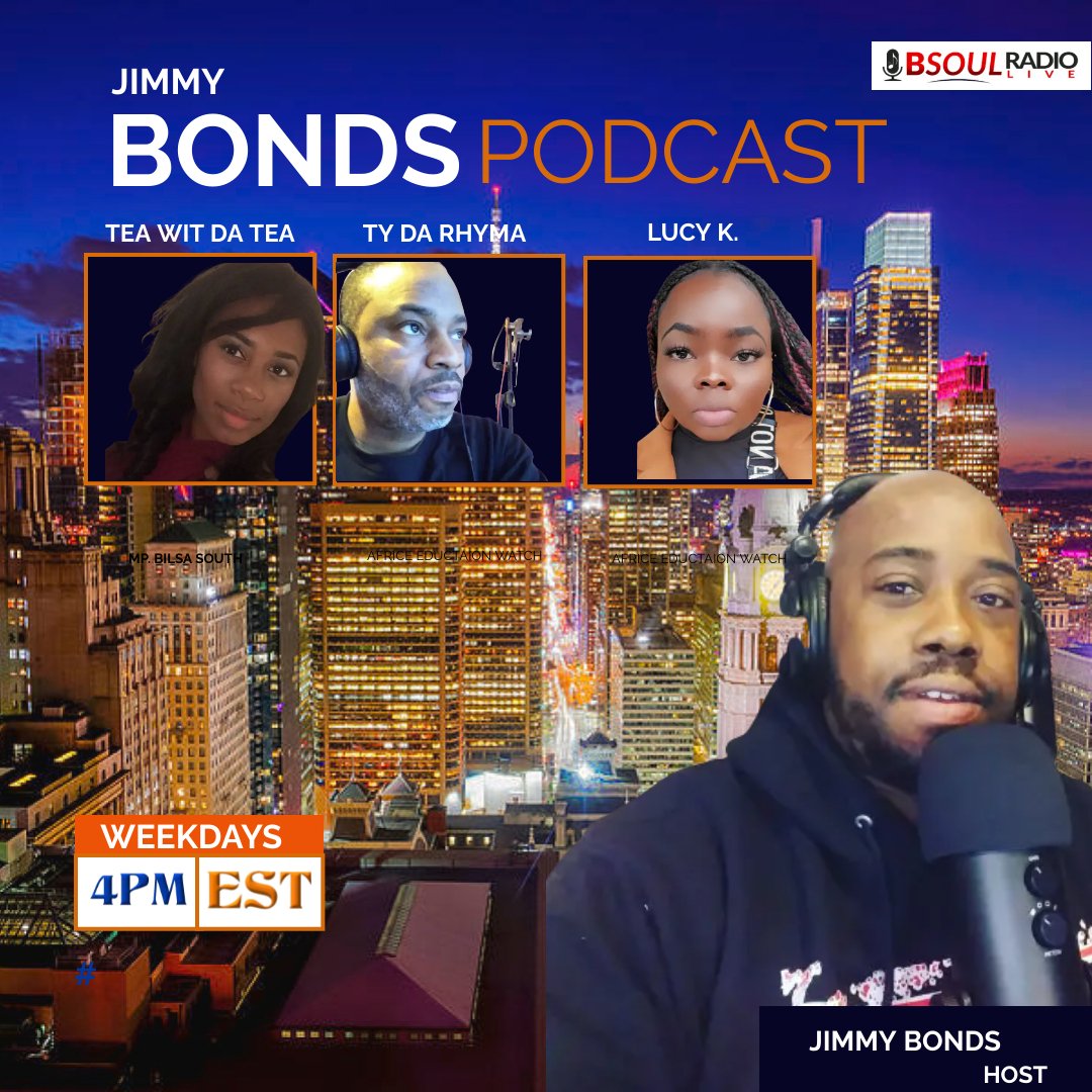 JimmyBondsMusic's tweet photo. Whats Good Family!! Make sure to listen to Jimmy Bonds Podcast airing weekdays @4PM on BSoul Radio in the ATL!!
https://t.co/KnOAXXEVUr
Tune in and let's continue to #openthedialogue on BSoul Radio!!
#JimmyBondsPodcast #IlladelphiaRadio #BSoul #BSoulRadio #8PM #Weekdays #ATL https://t.co/gvoQ1suh4j