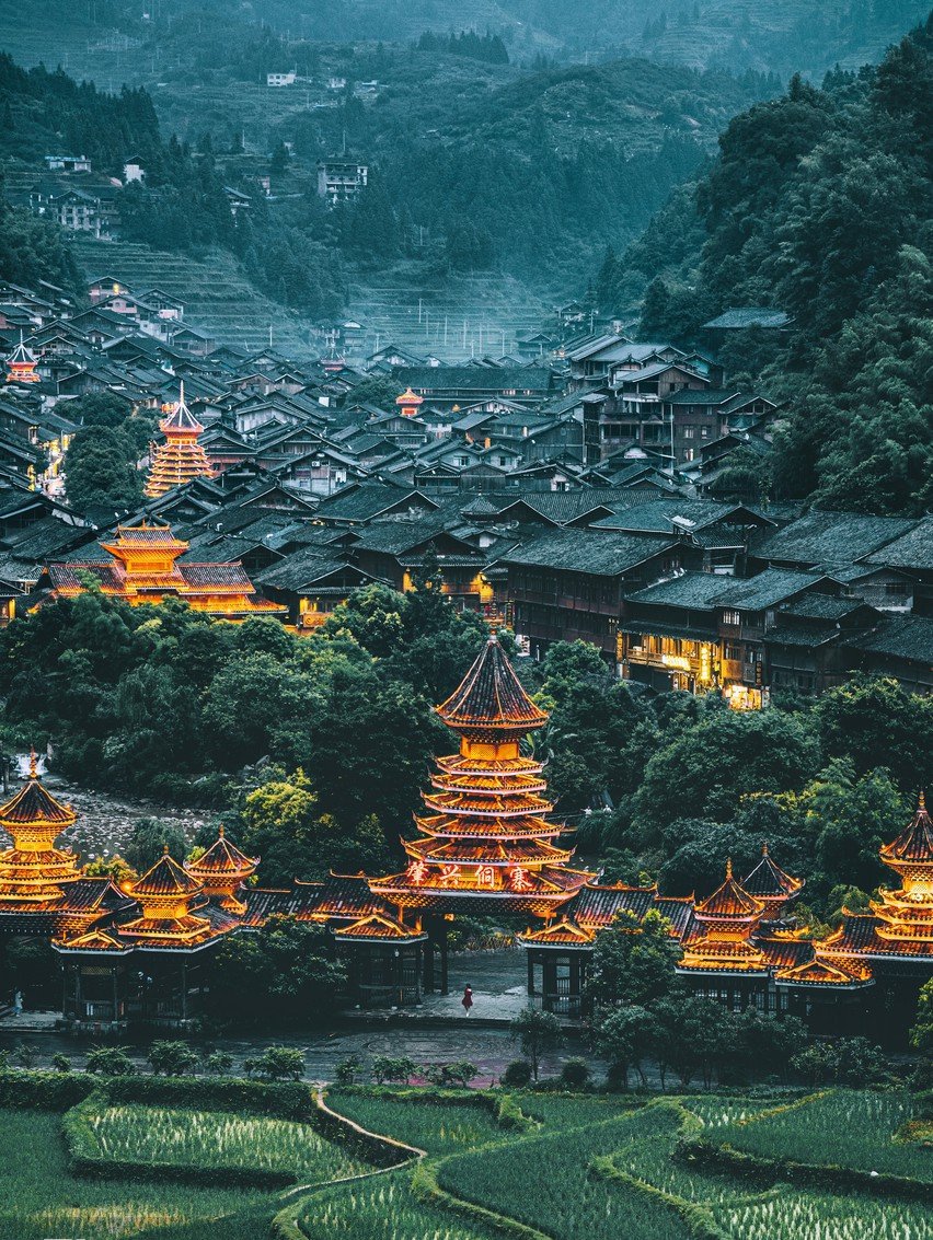TripInChina's tweet photo. Hunan, Dong Peoples village. https://t.co/LJ7QzHSsQX