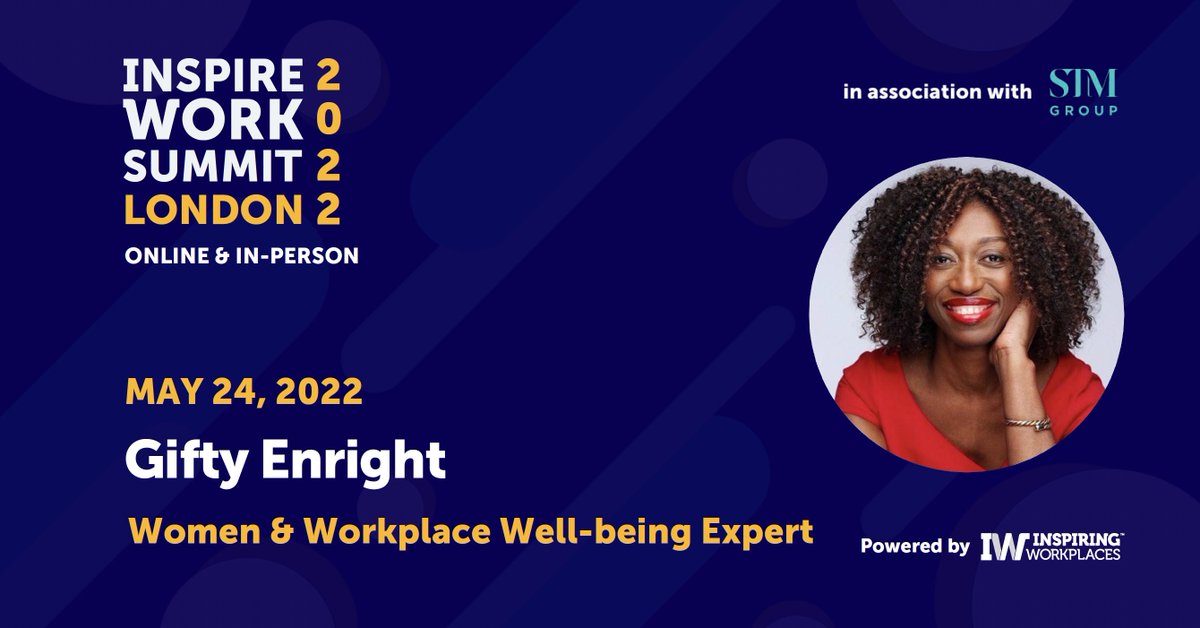 Gifty_Enright's tweet photo. The Inspire Work Summit London 2022 is happening next week, 24 May. Don't miss it! Use my code GiftyVIP & get 50% off your ticket price purchase!
Register here: https://t.co/HRQIIFgOUB
Arrive curious, leave inspired. #mywhy #inspirework #inspireworksummitlondon https://t.co/8kvGI0tsOh