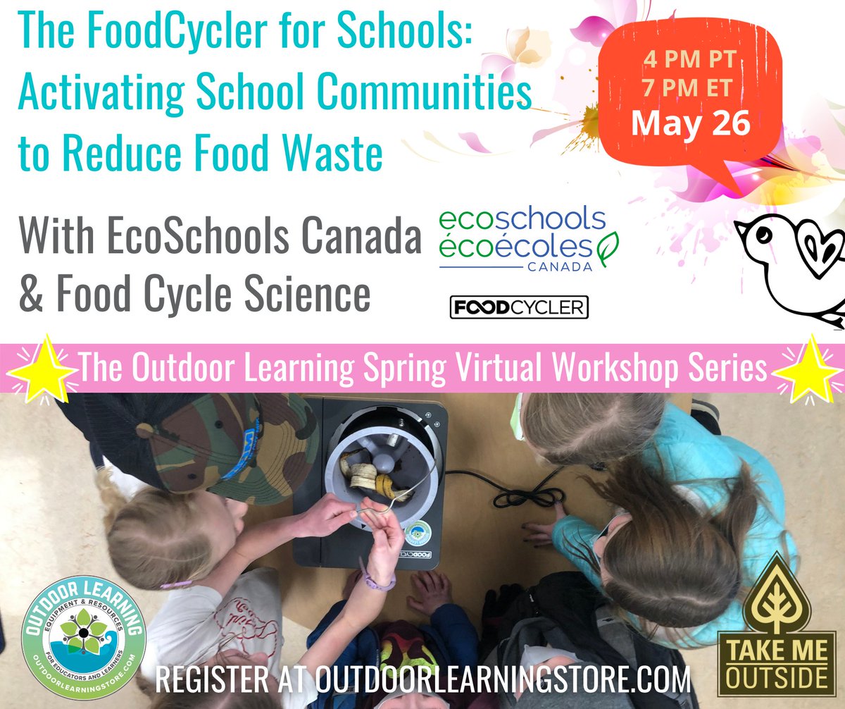 takemeoutside's tweet photo. We are excited to showcase a unique partnership between @EcoSchoolsCAN and @thefoodcycler which has brought forward sustainable solutions such as the #FoodCycler for Schools! Get resources and learn some innovative approaches to becoming more sustainable!
https://t.co/7G4J9vBJzQ https://t.co/BqMVGqZ9t8