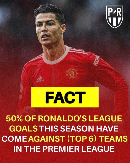 prfootbalI's tweet photo. The Ability of Cristiano Ronaldo to perform in big games is second to none.🐐 https://t.co/u1sj4oVUHc