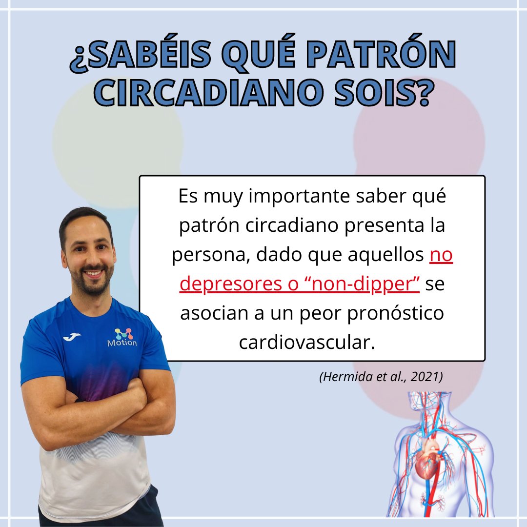 ClinicaMotion's tweet photo. En el Día Mundial de la Hipertensión Arterial, os presentamos la importancia de entender este biomarcador dentro del enfoque de los Ritmos Circadianos y ser conscientes de la importancia que tienen estos “relojes internos”.

#TensionArterial #Hipertension #HipertensionArterial https://t.co/9gFCByGiyE
