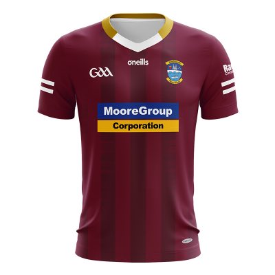 Our new senior football jerseys for the 2021 championship kindly sponsored by Mooregroup corporation #iarmhiabu